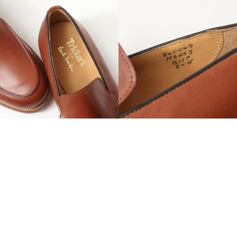 Tricker's × Paul Smith トリッカーズ × ポール・スミス ローファー サイズ8 別注 レザー_9