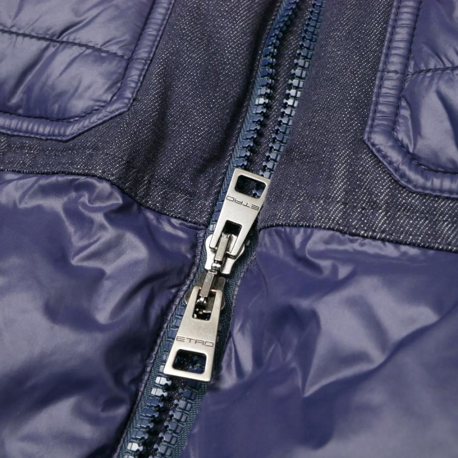 ETRO（エトロ） 美品 ダウンジャケット サイズ3XL 中綿 デニム切替