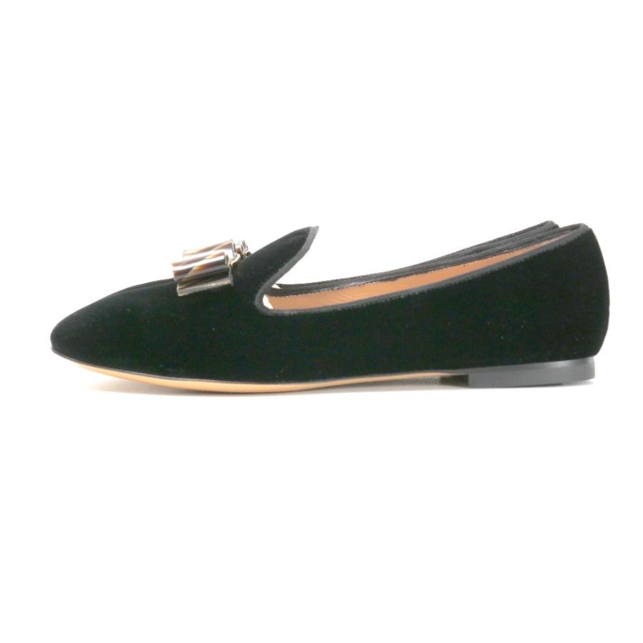 美品 Salvatore Ferragamo サルヴァトーレフェラガモ パンプス サイズ5 1/2 M ヴァラリボン ベロア_1