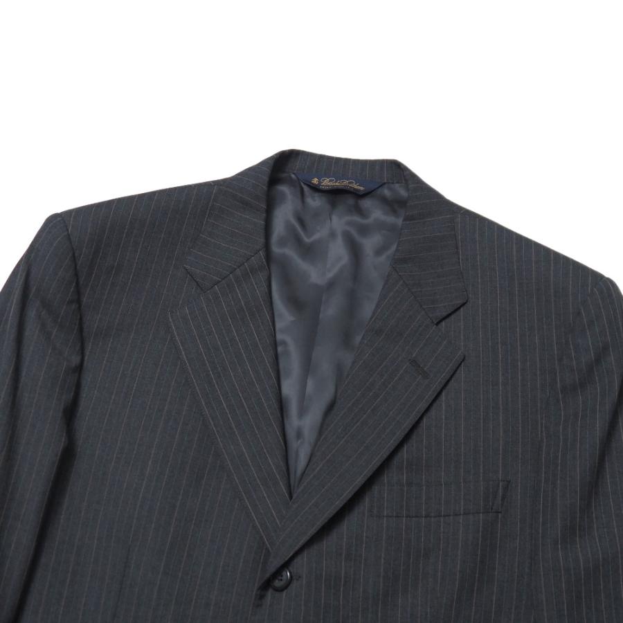 美品 Brooks Brothers ブルックスブラザーズ スーツ サイズ40REG/34W ストライプ テーラード ブレザー シングルジャケット_3