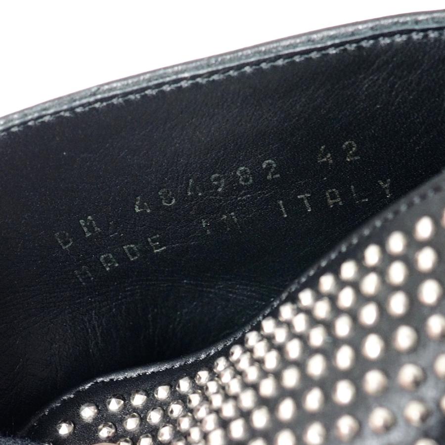 SAINT LAURENT 美品 PARIS サンローランパリ ブーツ サイズ42 スタッズ
