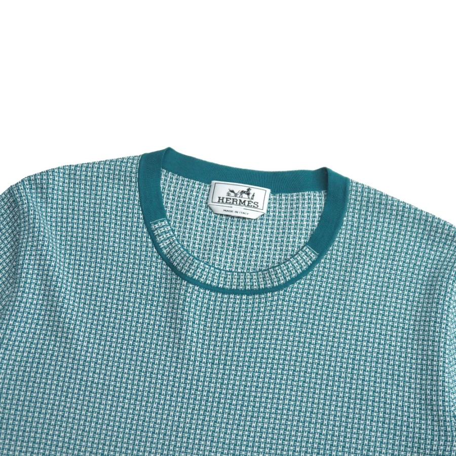 HERMES（エルメス） 半袖シャツ サイズXL H柄 コットンニット