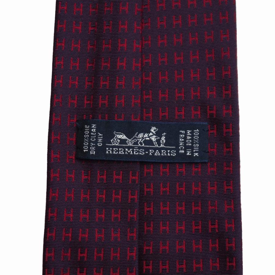 HERMES（エルメス） 美品 ネクタイ シルクツイル Hロゴ : トレード