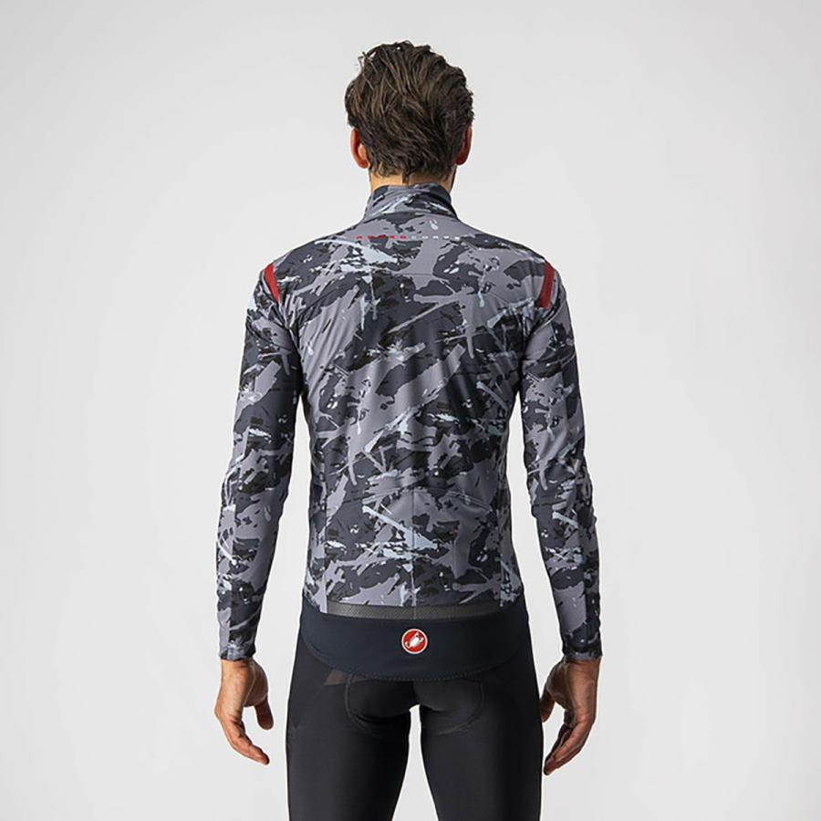 Castelli カステリ メンズ サイクル ジャケット Perfetto RoS Goretex Jacket(Grey/ProBlue) / 長袖 防風 耐水 フリース 秋・冬｜tradeinjp｜04