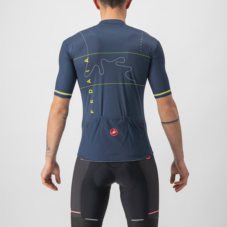 Castelli カステリ メンズ サイクルジャージ Giro Italia 2022 Marmolada(MoonlitOcean) (半袖 春・夏用)｜tradeinjp｜02