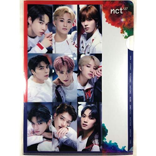 NCT エヌシーティー グッズ ／ A4 クリアファイル + 4つ折り 