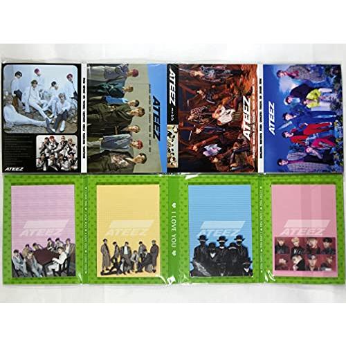 ATEEZ エイティーズ グッズ ／ A4 クリアファイル + 4つ折り