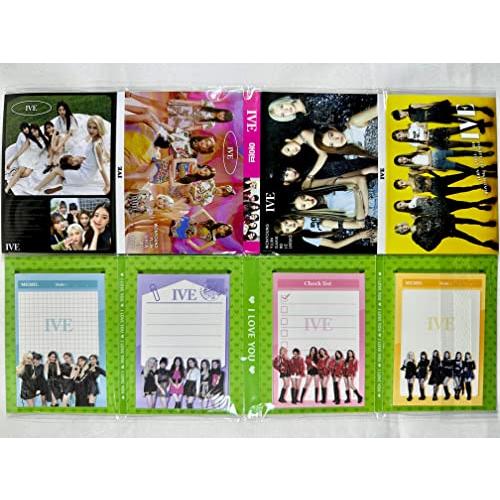 IVE アイヴ アイブ グッズ ／ A4 クリアファイル + 4つ折り メモパッド