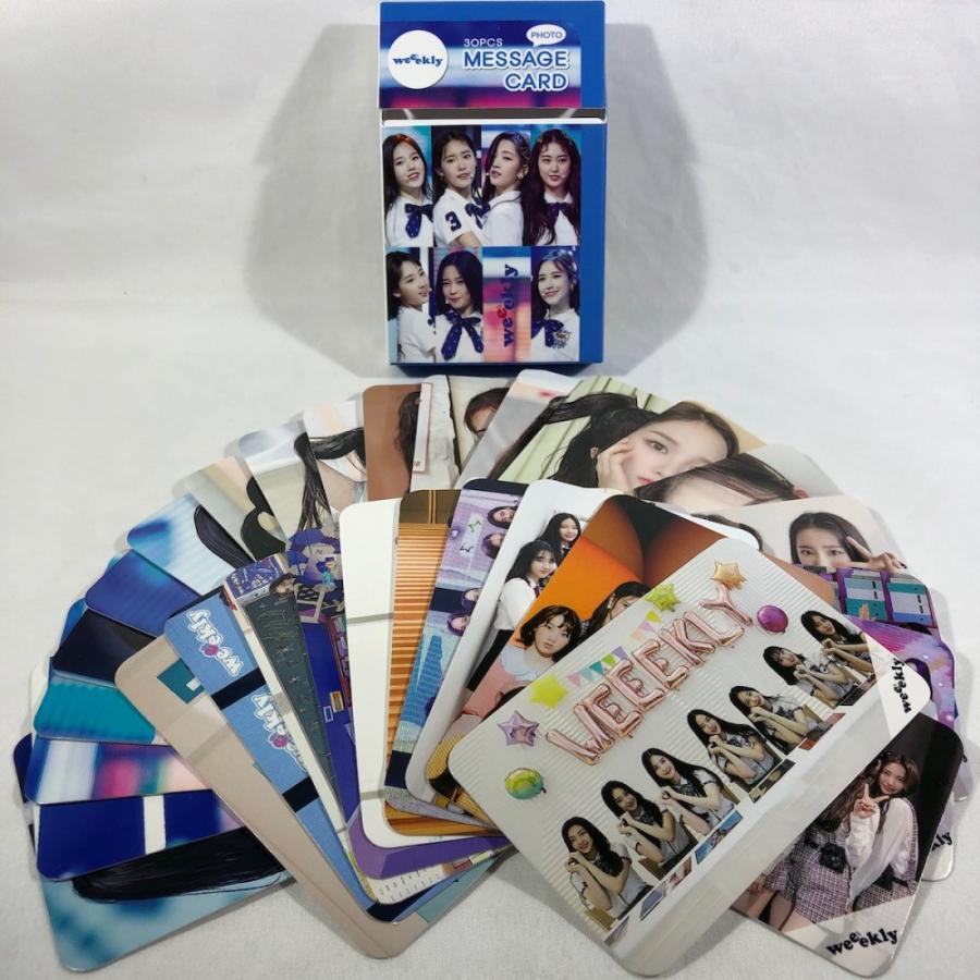 Weeekiy ウィークリー グッズ フォト メッセージカード 30枚セット Tradeplace K Pop 韓国製 Messagecard138weeekly Tradeplace Llc 通販 Yahoo ショッピング