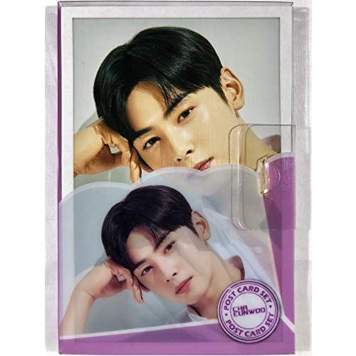 【期間限定値下げ】ASTRO チャウヌ ウヌ サイン入りポストカード Cha Eun Woo チャ ウヌ - ASTRO アストロ グッズ ／ プラケース入り