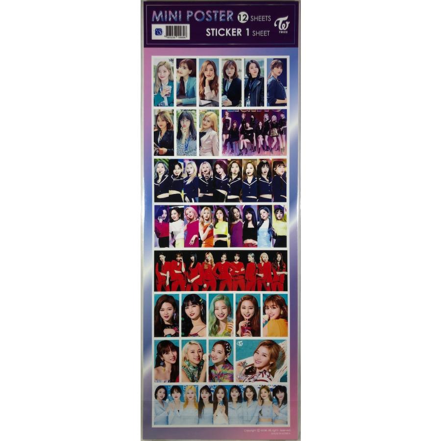 Twice トゥワイス グッズ ミニ ポスター スローガン ポスター 12枚 ステッカー シール 1枚セット Tradeplace K Pop 韓国製 Postermini009twice Tradeplace Llc 通販 Yahoo ショッピング