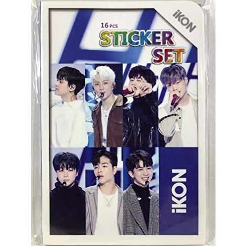 iKON アイコン グッズ ／ フォト ステッカー 16シート (シール 87枚
