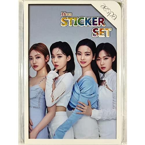 aespa エスパ グッズ ／ フォト ステッカー 16シート (シール 87枚 