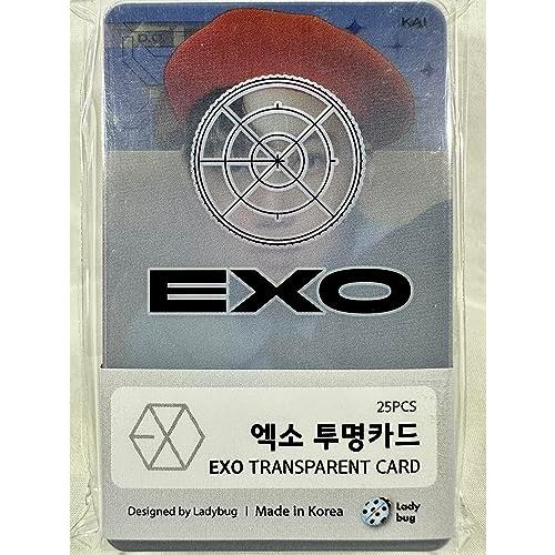 EXO エクソ グッズ / 透明 フォトカード TRANSPARENT CARD 25枚 EXO エクソ グッズ / 透明 フォトカード TRANSPARENT CARD 25枚