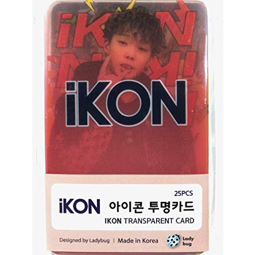 iKON アイコン グッズ ／ 透明 フォトカード TRANSPARENT CARD 25枚  