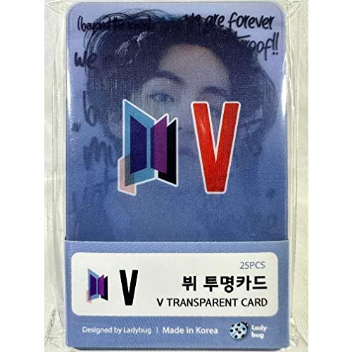 V ブイ テテ - BTS 防弾少年団 グッズ ／ 透明 フォトカード 