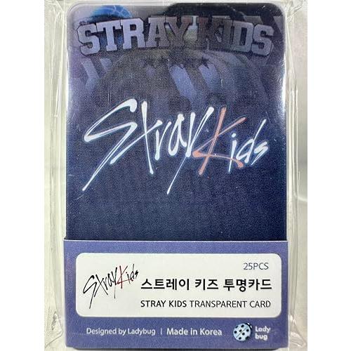 Stray Kids ストレイキッズ SKZ スキズ グッズ ／ 透明 フォトカード TRANSPARENT CARD 25枚セット