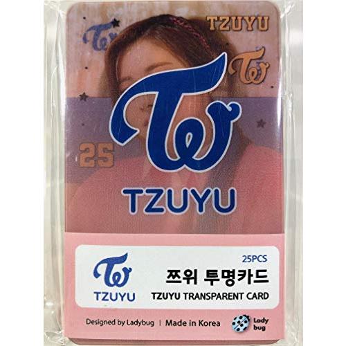 TZUYU ツウィ - TWICE トゥワイス グッズ ／ 透明 フォトカード 
