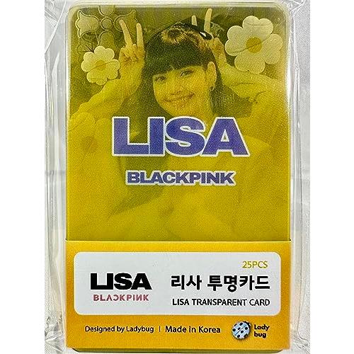 LISA リサ - BLACKPINK ブラックピンク グッズ ／ 透明 フォトカード