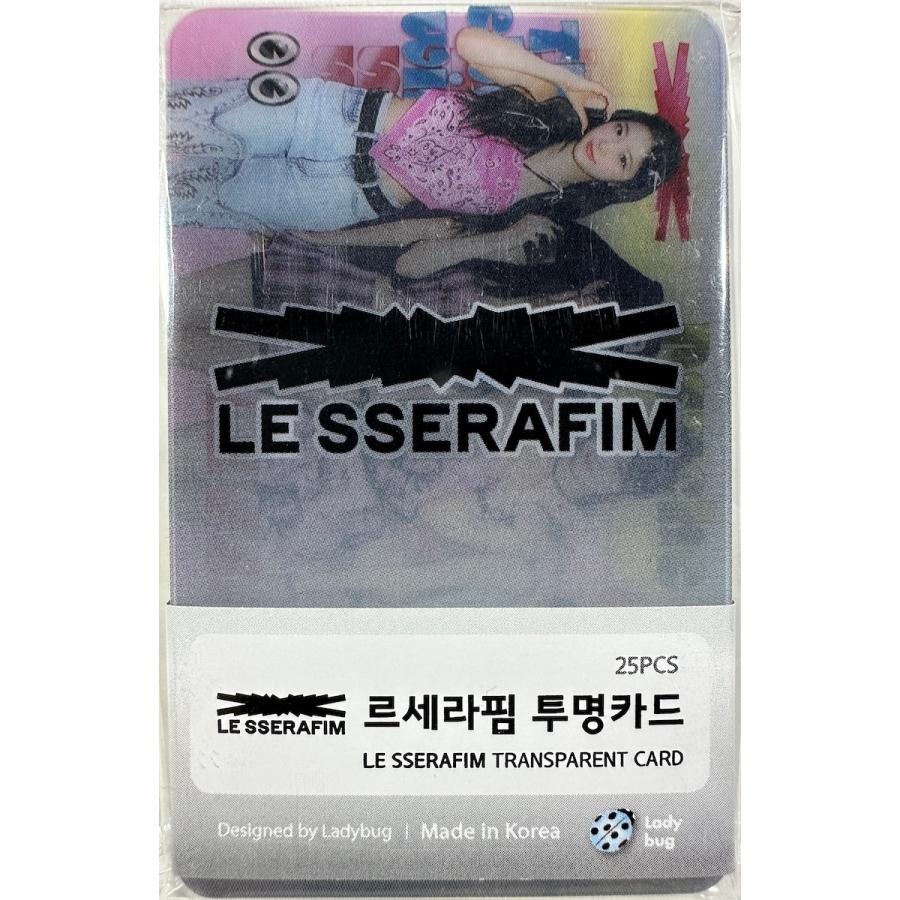LE SSERAFIM ル セラフィム グッズ / 透明 フォトカード LE SSERAFIM ル セラフィム グッズ / 透明 フォトカード