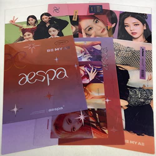 aespa エスパ グッズ ／ 透明 ポストカード Transparent Post Card 6枚