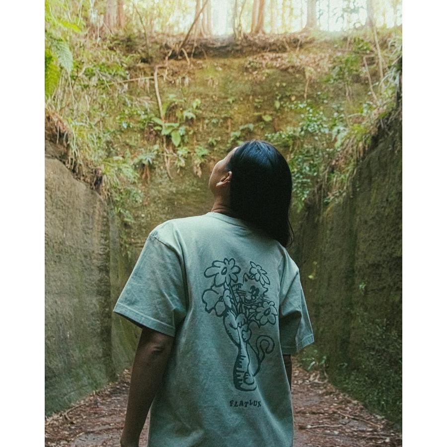 Tシャツ 半袖 クルーネック メンズ ストリート フラットラックス