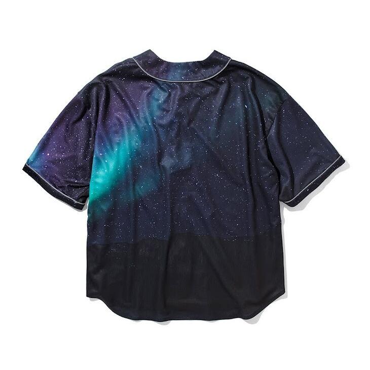 ベースボールシャツ 半袖 メンズ ストリート フラットラックス FLATLUX