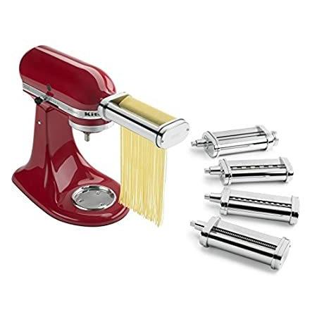 グッズトレード特別価格KitchenAid Pasta Deluxe Set (Pasta Roller, Spaghetti Cutter, Fettuccine Cut好評販売中