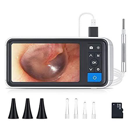 特別価格Digital Otoscope 4.5 inch Screen，Ear Wax Removal, 3.9mm Ear Cleaner, Ear Sc好評販売中