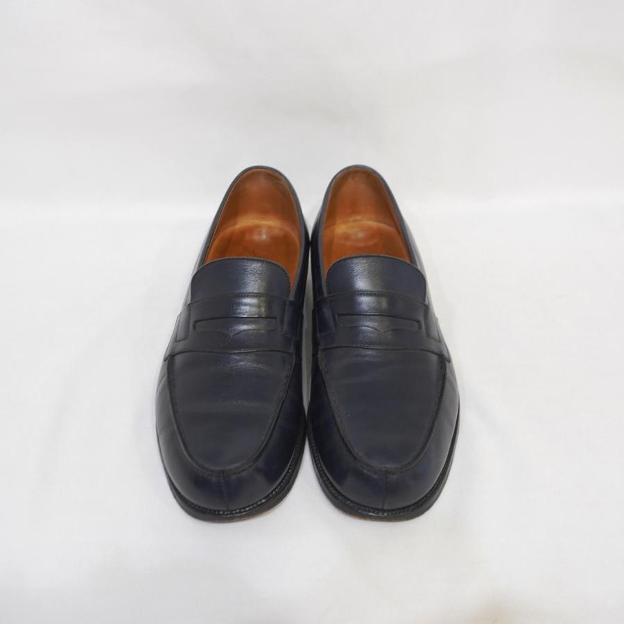 J.M.WESTON (5D) Signature loafer 180 旧ロゴ シグニチャーローファー ブルー フランス製 ジェイエムウエストン H7-100｜tradestyle-shop｜02