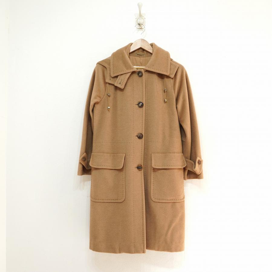 Max Mara (42)　イタリア製　キャメル100％　コート　マックスマーラ Max Mara (42) イタリア製 キャメル100％ コート マックスマーラ