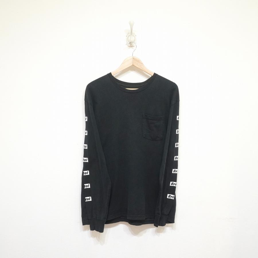 F.C.Real Bristol FCRB (L) ロンT 長袖トップス カットソー メンズ 黒 