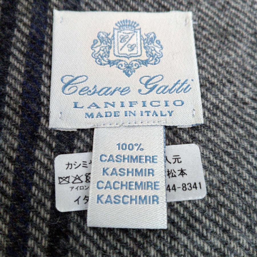 【新品】Cesare Gatti チェザーレガッティ　マフラー　カシミヤ100% Cesare Gatti（チェザーレガッティ）マフラー ファンシーチェック