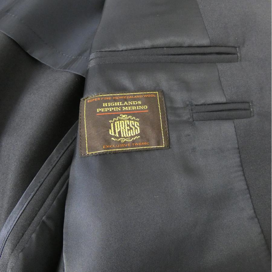 J.PRESS シングルスーツ メンズ 秋冬春 2つボタン ネイビー 075 J.PRESS シングルスーツ メンズ 秋冬春 2つボタン ネイビー 075