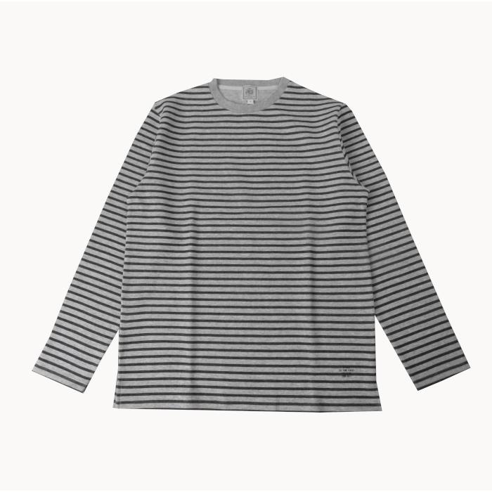 新品【J.PRESS ジェイプレス】ボーダー 長袖カットソー XL J.PRESS（J.プレス） J.PRESS(ジェイプレス) クルーネック ロングT