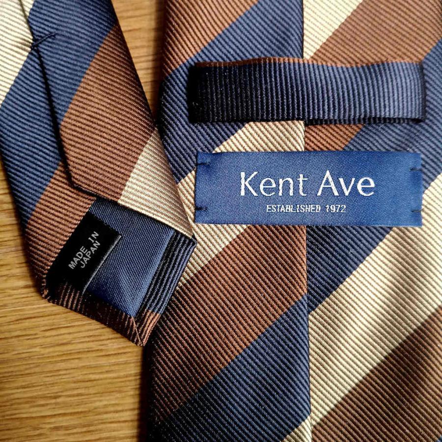 ケントアベニュー(Kent Ave) レジメンタルタイ ネクタイ メンズ シルク