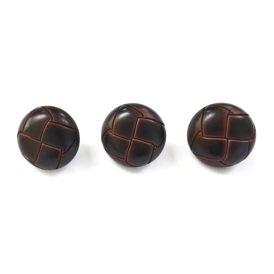 ジャケット用替えクルミボタン メンズ 小=直径1.3cm × 3個セット