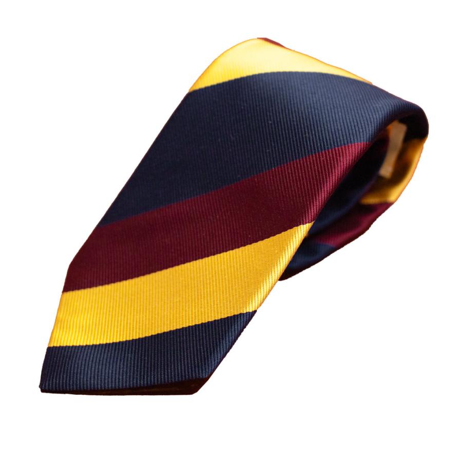 MARKS(マークス) ネクタイ メンズ レジメンタル ストライプ ネイビー