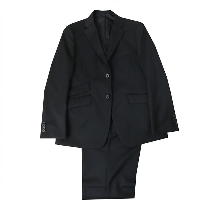 OXFORD CLASSIC ブラック 3ピース ビジネススーツ XL OXFORD CLASSIC スリーピース ブラックスーツ メンズ オールシーズン