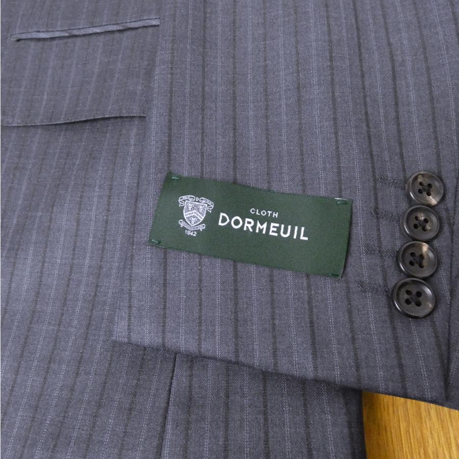 DORMEUIL(ドーメル)春夏2つボタンスーツ ネイビーストライプ DORMEUIL(ドーメル)春夏2つボタンスーツ ネイビーストライプ
