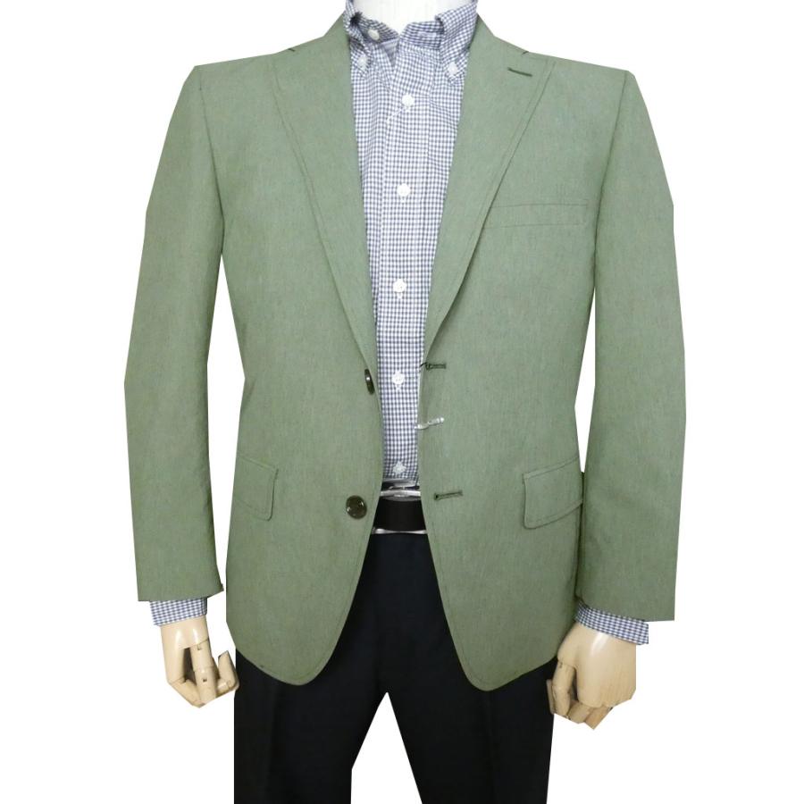 贅沢屋の 春夏 お取り寄せ商品 清涼素材使用 麻混 Hai Vaseron お取り寄せ 3343 カーキ系 2つボタン メンズ アンコンジャケット ジャケット Nta2 Tv