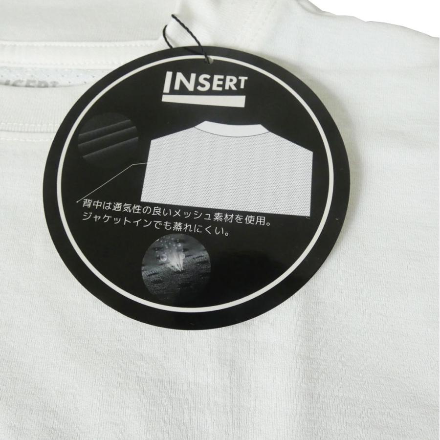インサート(INSERT) メンズMサイズ 半袖 ジャケットインナーTシャツ