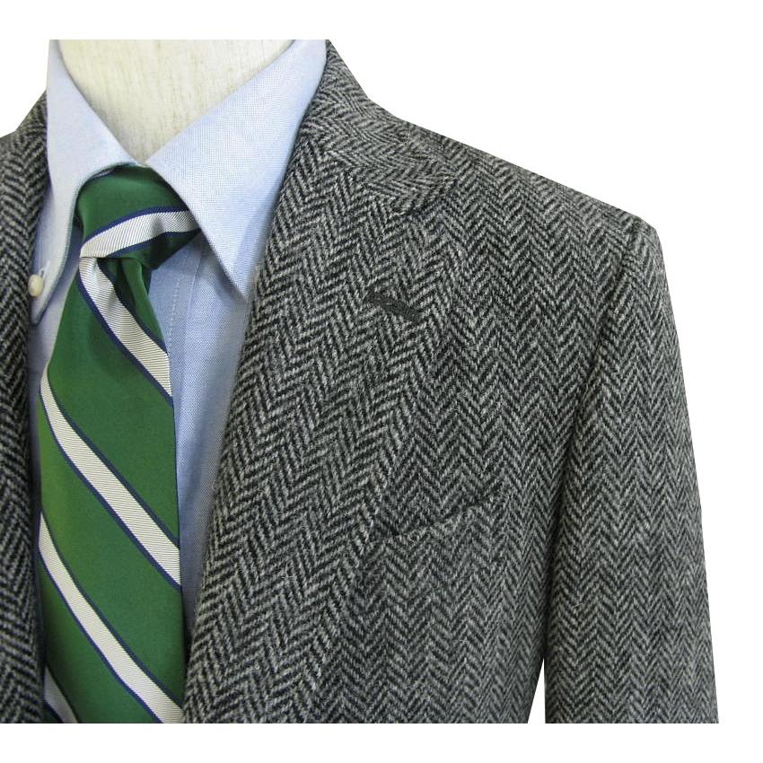 【美品】ハリスツイード　ヘリンボーンジャケット 40代メンズ・冬】お洒落に着こなせる、ヘリンボーンジャケットの