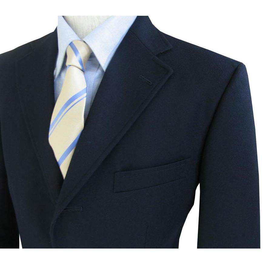 紺ブレザー フラノブレザー 秋冬 メンズテーラード、ブレザー