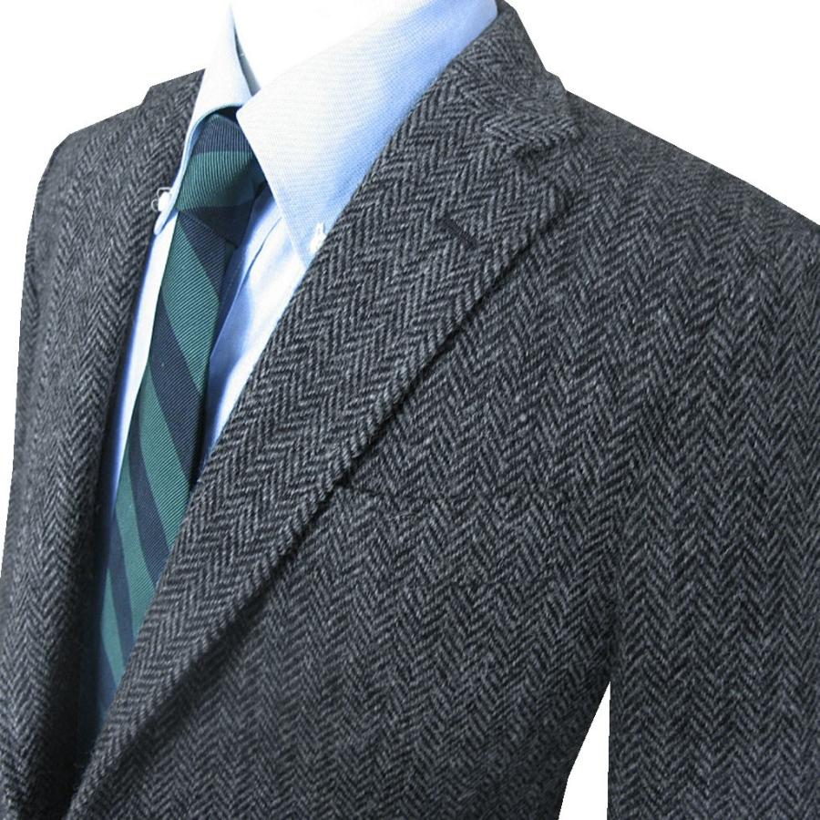 ハリスツイード ジャケット メンズテーラード ブレザー 秋冬 チャコールグレーヘリンボーン Respect 8618 Wres8618cyyy Trad House Fukiya 通販 Yahoo ショッピング