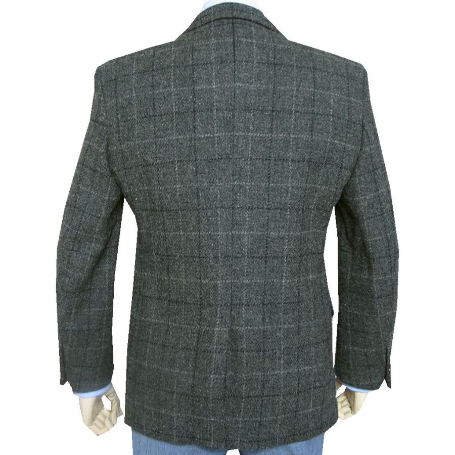 ハリスツイードジャケット メンズテーラード ブレザー 秋冬 カーキ系チェック Respect 18 Wres18cyyy Trad House Fukiya 通販 Yahoo ショッピング