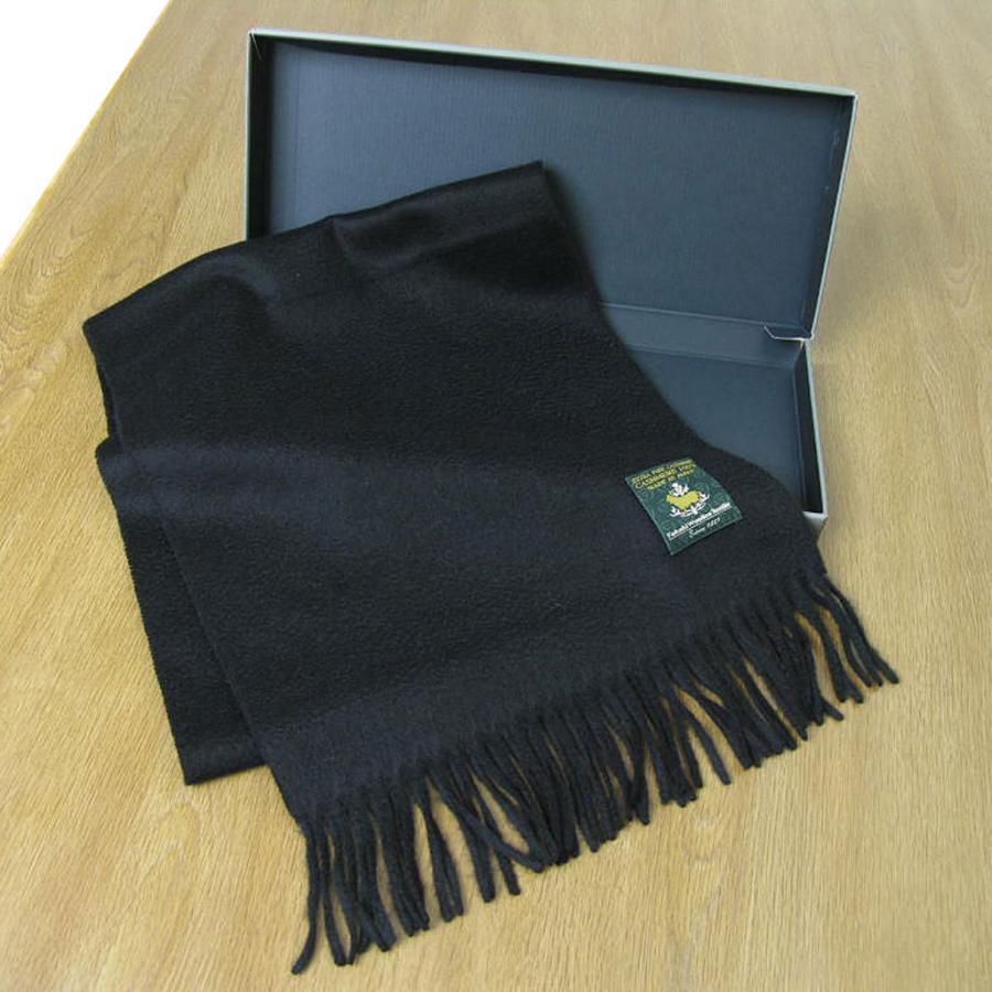 FUKAKI マフラー 秋冬 カシミヤ100% ブラック : TRAD HOUSE FUKIYA