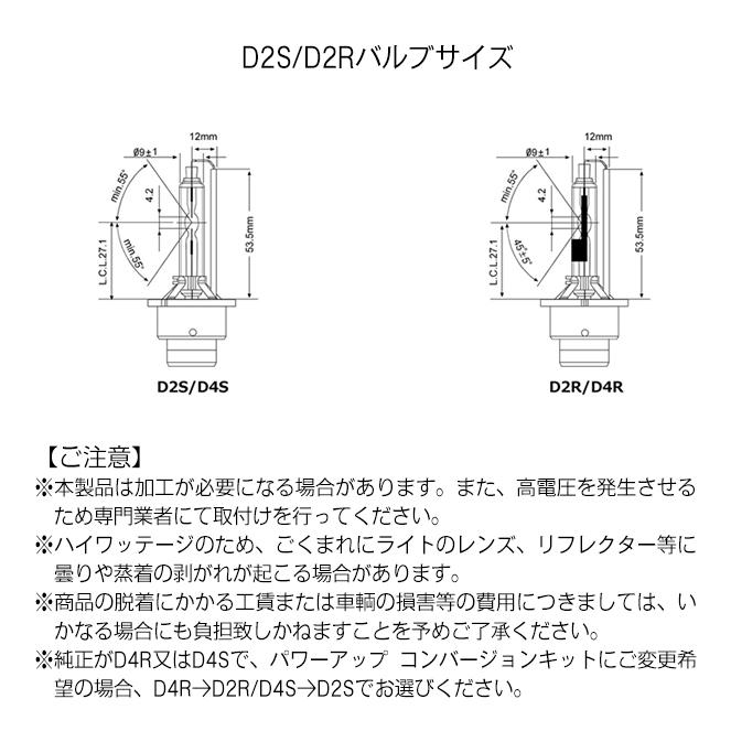 D2C D2R D2S D4R D4S 55Wヘッドライト パワーアップ HIDキット 6000k 8000k 12000k 純正変換アダプター付 フィリップス製｜tradingtrade｜16