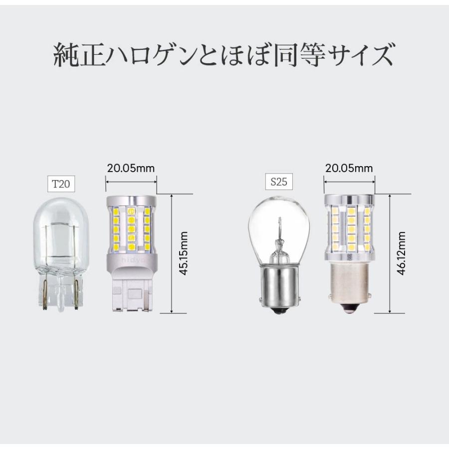HID屋 T20 S25 LED ヘッドライト級に明るい バックランプ 爆光 14390lx