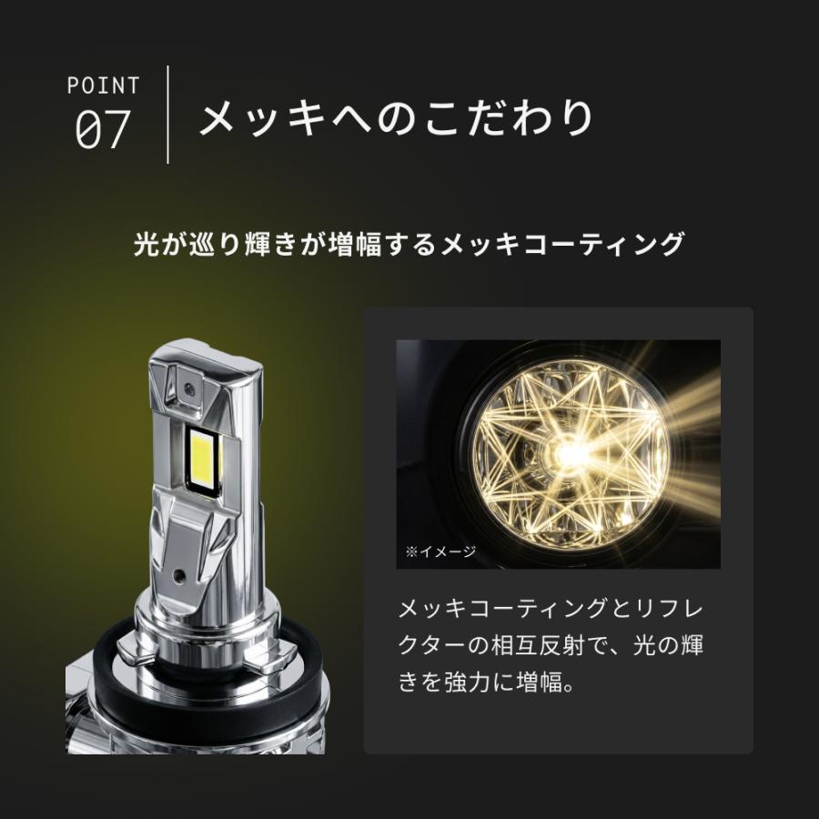 HID屋 H8 H16 H11 HB4 2色切り替え LED フォグランプ イエロー バルブ